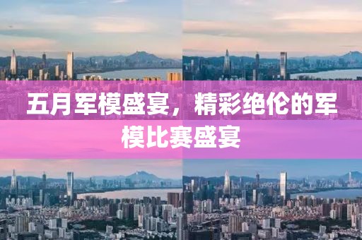 五月军模盛宴，精彩绝伦的军模比赛盛宴