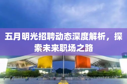五月明光招聘动态深度解析，探索未来职场之路
