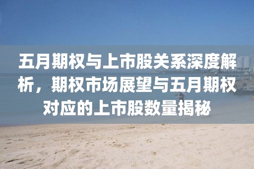 五月期权与上市股关系深度解析，期权市场展望与五月期权对应的上市股数量揭秘