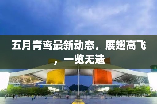 五月青鸾最新动态，展翅高飞，一览无遗