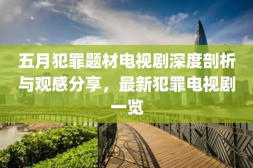 五月犯罪题材电视剧深度剖析与观感分享，最新犯罪电视剧一览