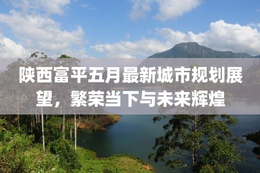 陕西富平五月最新城市规划展望，繁荣当下与未来辉煌