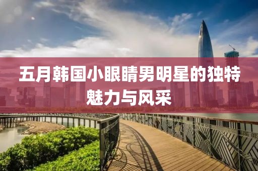 五月韩国小眼睛男明星的独特魅力与风采