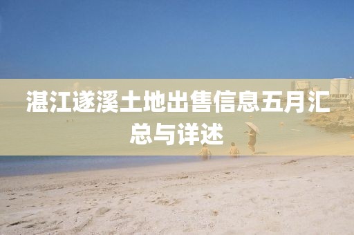 湛江遂溪土地出售信息五月汇总与详述
