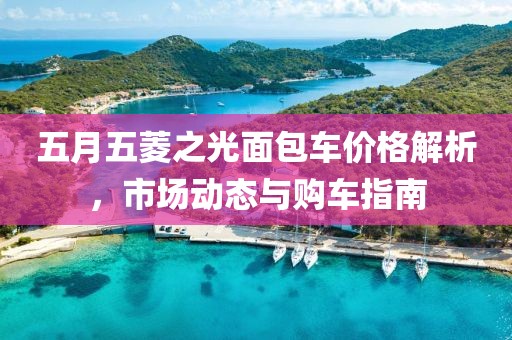 五月五菱之光面包车价格解析，市场动态与购车指南
