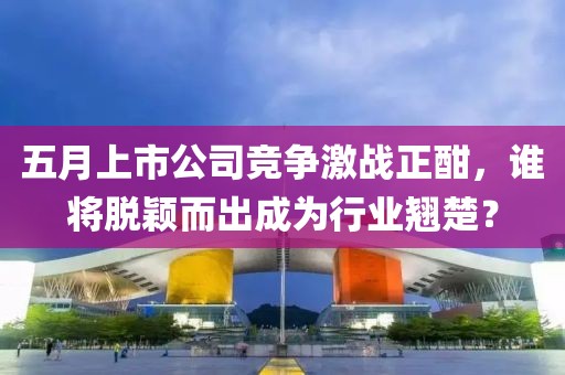 五月上市公司竞争激战正酣，谁将脱颖而出成为行业翘楚？