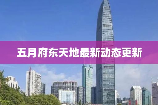 五月府东天地最新动态更新