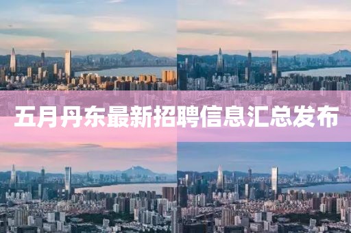 五月丹东最新招聘信息汇总发布