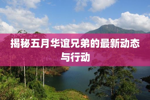 揭秘五月华谊兄弟的最新动态与行动