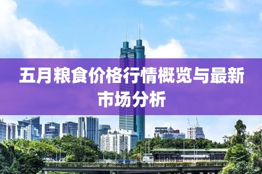 五月粮食价格行情概览与最新市场分析