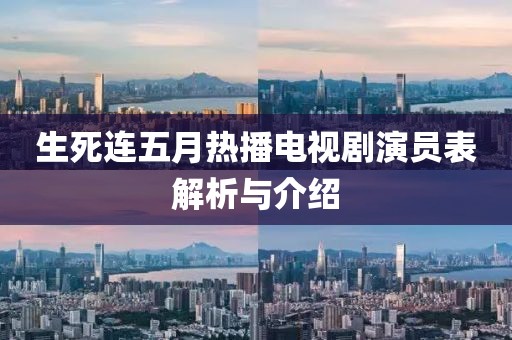 生死连五月热播电视剧演员表解析与介绍