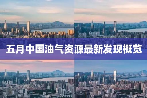 五月中国油气资源最新发现概览