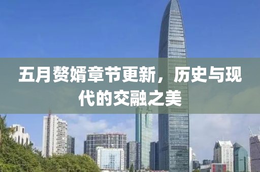 五月赘婿章节更新，历史与现代的交融之美