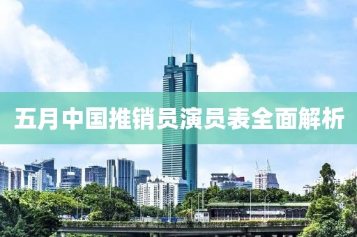 五月中国推销员演员表全面解析