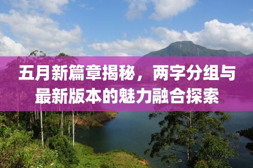 五月新篇章揭秘，两字分组与最新版本的魅力融合探索