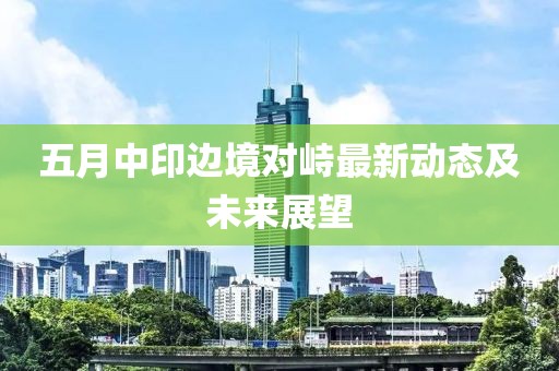 五月中印边境对峙最新动态及未来展望