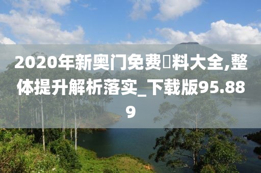 2020年新奥门免费資料大全,整体提升解析落实_下载版95.889