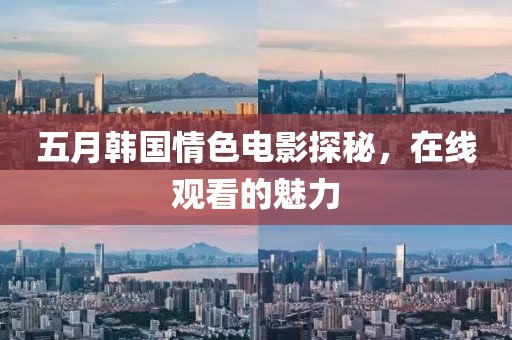五月韩国情色电影探秘，在线观看的魅力