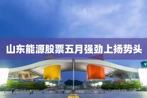 山东能源股票五月强劲上扬势头
