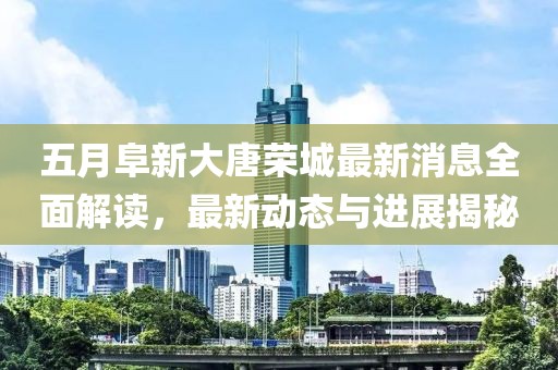 五月阜新大唐荣城最新消息全面解读，最新动态与进展揭秘