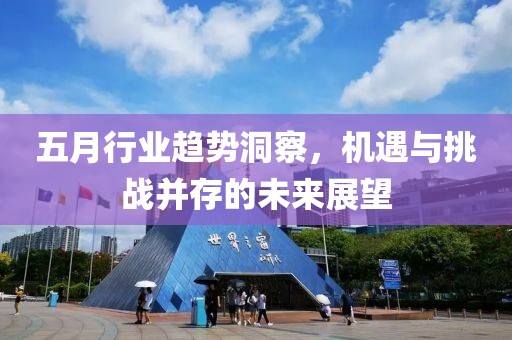五月行业趋势洞察，机遇与挑战并存的未来展望