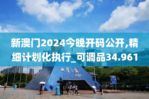 新澳门2024今晚开码公开,精细计划化执行_可调品34.961