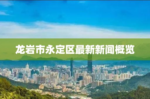 龙岩市永定区最新新闻概览