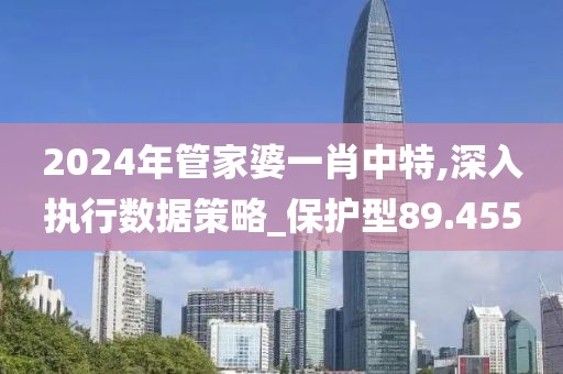 2024年管家婆一肖中特,深入执行数据策略_保护型89.455