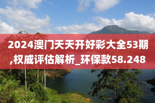 2024澳门天天开好彩大全53期,权威评估解析_环保款58.248