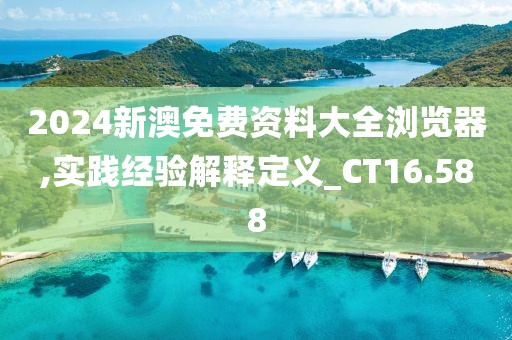 2024新澳免费资料大全浏览器,实践经验解释定义_CT16.588