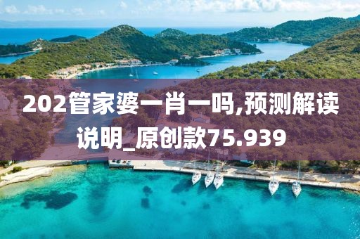 202管家婆一肖一吗,预测解读说明_原创款75.939