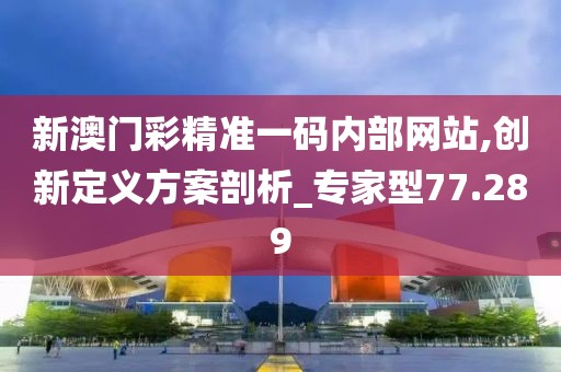 新澳门彩精准一码内部网站,创新定义方案剖析_专家型77.289