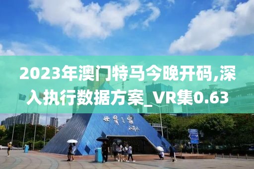 2023年澳门特马今晚开码,深入执行数据方案_VR集0.63