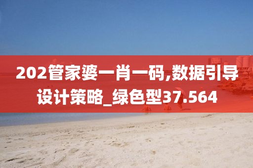202管家婆一肖一码,数据引导设计策略_绿色型37.564