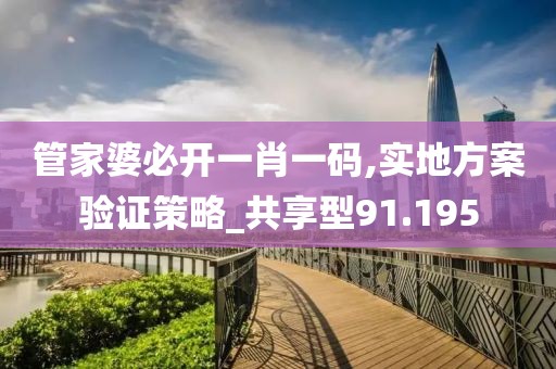 管家婆必开一肖一码,实地方案验证策略_共享型91.195
