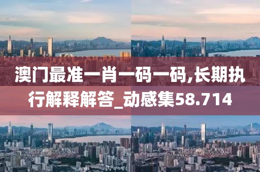 澳门最准一肖一码一码,长期执行解释解答_动感集58.714