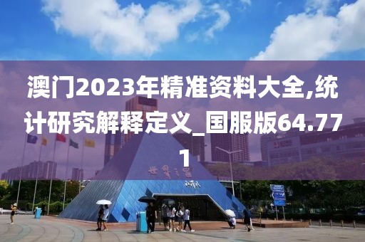 澳门2023年精准资料大全,统计研究解释定义_国服版64.771