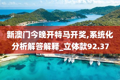 新澳门今晚开特马开奖,系统化分析解答解释_立体款92.37