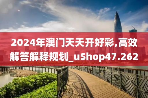 2024年澳门天天开好彩,高效解答解释规划_uShop47.262