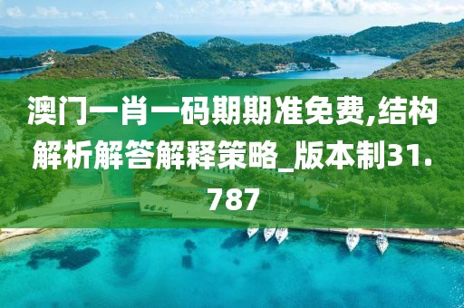 澳门一肖一码期期准免费,结构解析解答解释策略_版本制31.787