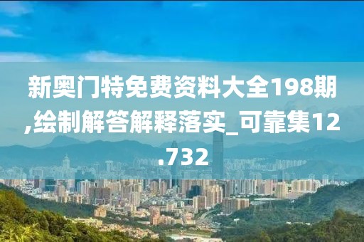 新奥门特免费资料大全198期,绘制解答解释落实_可靠集12.732