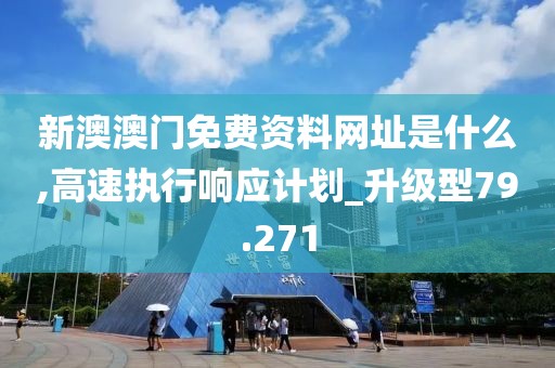 新澳澳门免费资料网址是什么,高速执行响应计划_升级型79.271