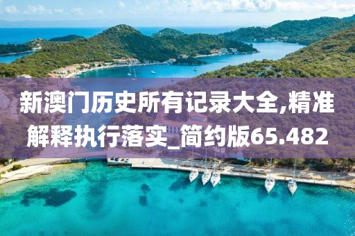 新澳门历史所有记录大全,精准解释执行落实_简约版65.482