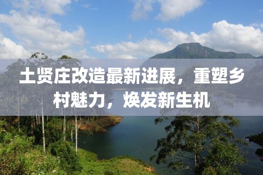 土贤庄改造最新进展，重塑乡村魅力，焕发新生机