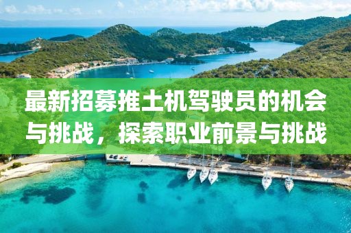 最新招募推土机驾驶员的机会与挑战，探索职业前景与挑战
