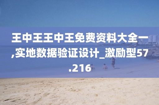 王中王王中王免费资料大全一,实地数据验证设计_激励型57.216