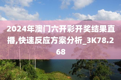 2024年澳门六开彩开奖结果直播,快速反应方案分析_3K78.268