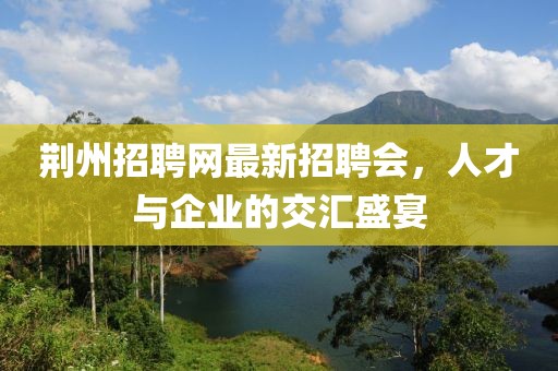 荆州招聘网最新招聘会，人才与企业的交汇盛宴