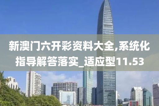 新澳门六开彩资料大全,系统化指导解答落实_适应型11.53