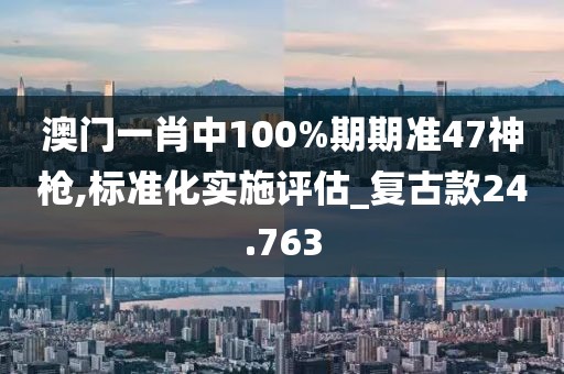 澳门一肖中100%期期准47神枪,标准化实施评估_复古款24.763